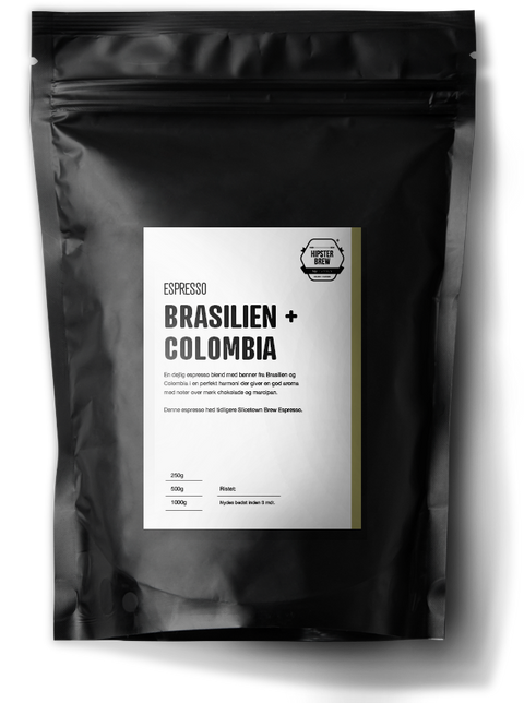Espresso fra Brasilien og Colombia